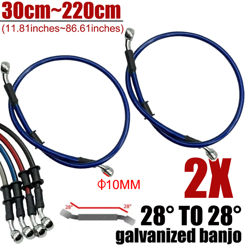 2X Universal 30cm-220cm 28° Mo - đánh giá và giá Motorcycle Brake Cable