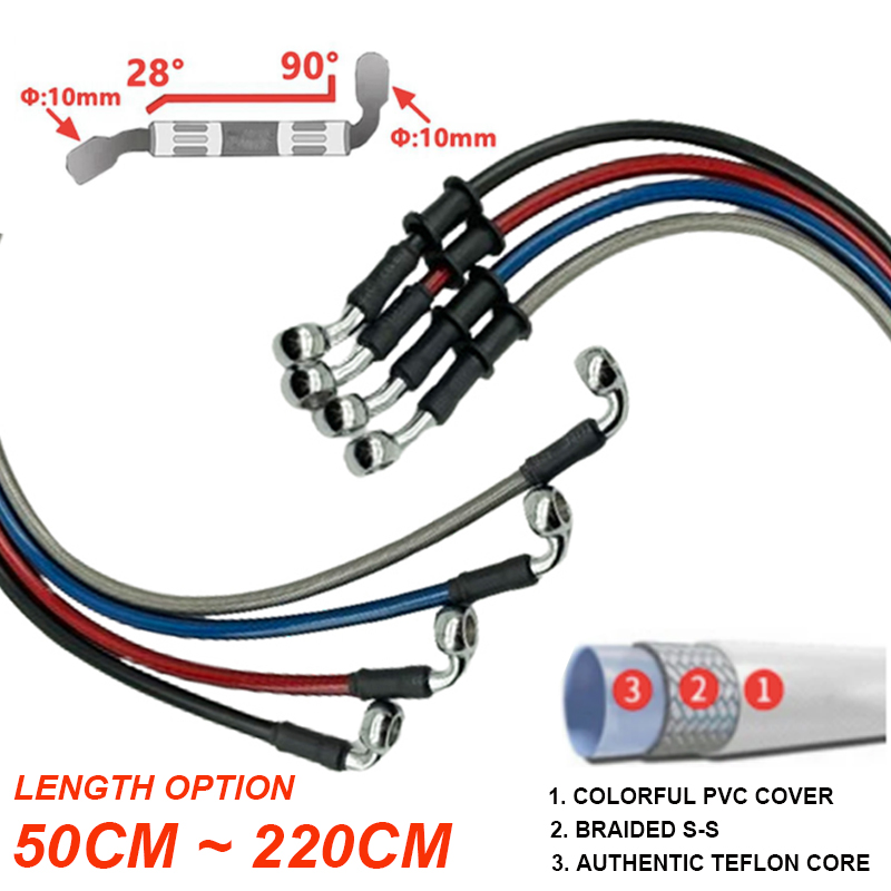 Silver 30cm To 220cm 28°-90° 1 - đánh giá và giá Motorcycle Brake Cable